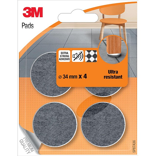 3M VLOERPADS VILT 34MM BLS4