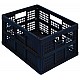 KLAPP BOX ZWART 45 LITER