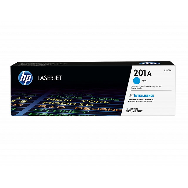 HP 201A original Toner cartridge CF401A cyan 1.330 pages sta