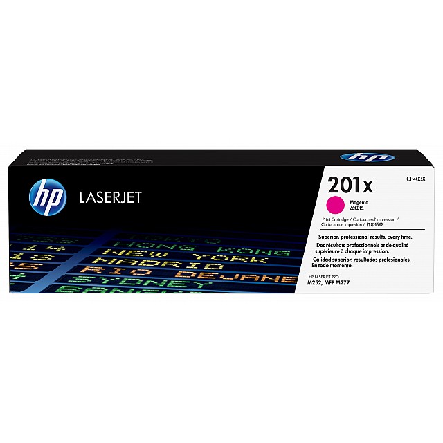 HP 201X original Toner cartridge CF403X magenta 2.300 pages
