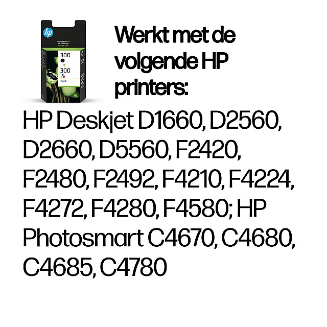 HP 300 original Ink cartridge CN637EE black and tri-colour s