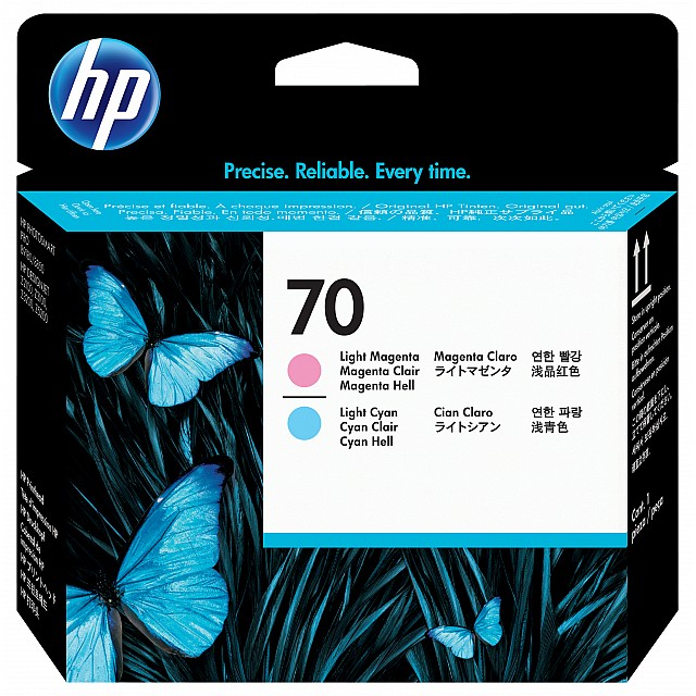 HP 70 original printhead C9405A light magenta and light cyan