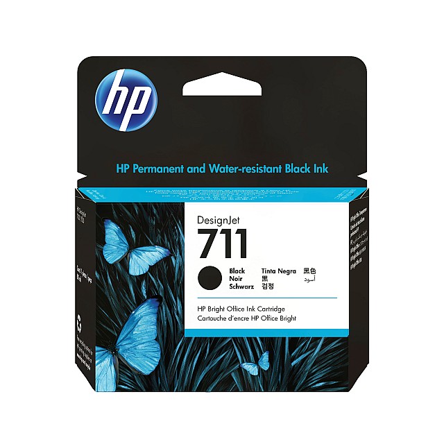 HP 711 original Ink cartridge CZ133A black high capacity 80m