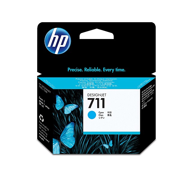 HP 711 original Ink cartridge CZ130A cyan standard capacity