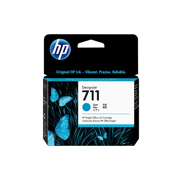 HP 711 original Ink cartridge CZ130A cyan standard capacity