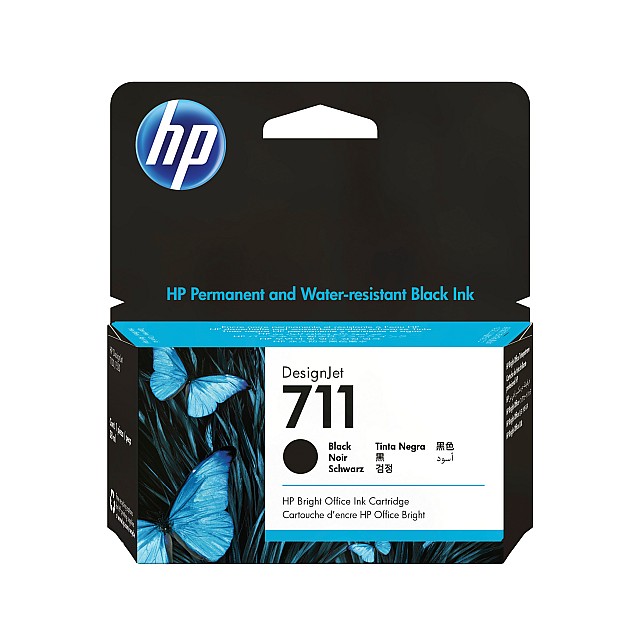 HP 711 original Ink cartridge CZ129A black standard capacity