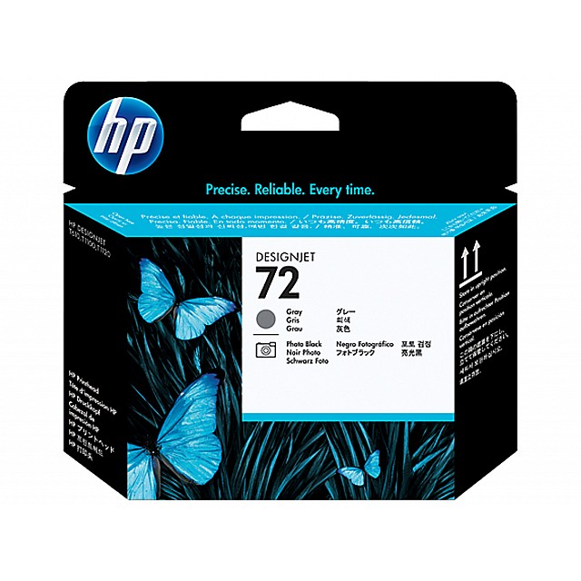 HP 72 original printhead C9380A grey and photo black standar
