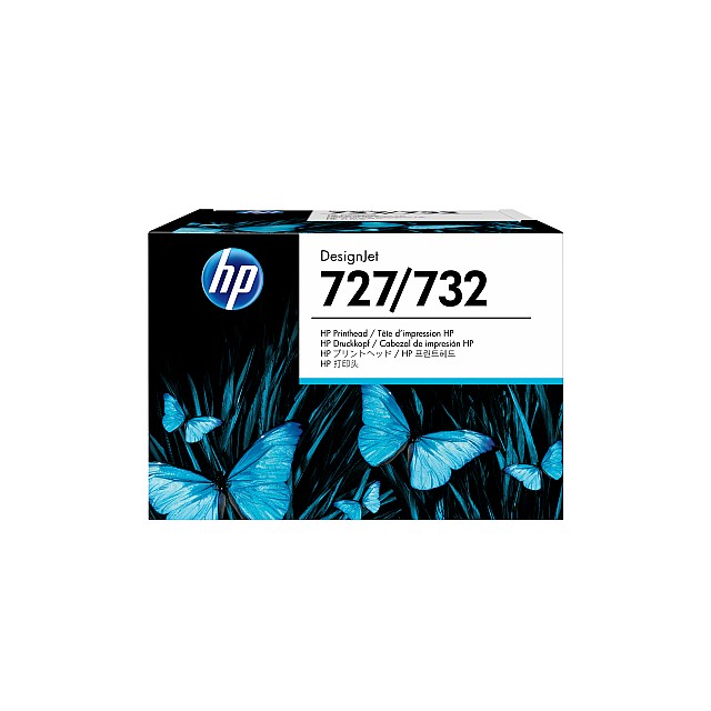 HP 727 original printhead B3P06A black and colour standard c