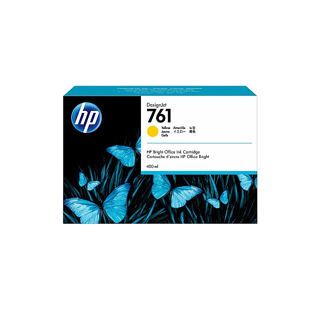 HP 761 original Ink cartridge CM992A yellow standard capacit