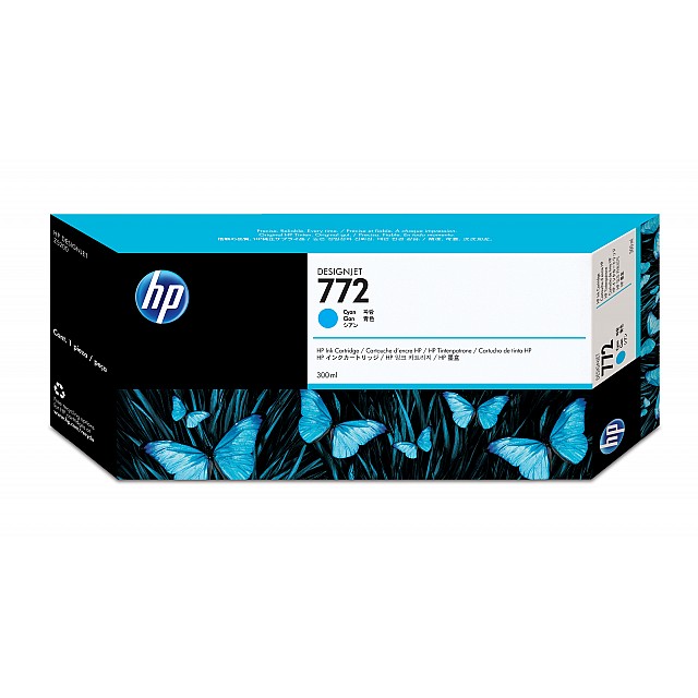 HP 772 original Ink cartridge CN636A cyan standard capacity