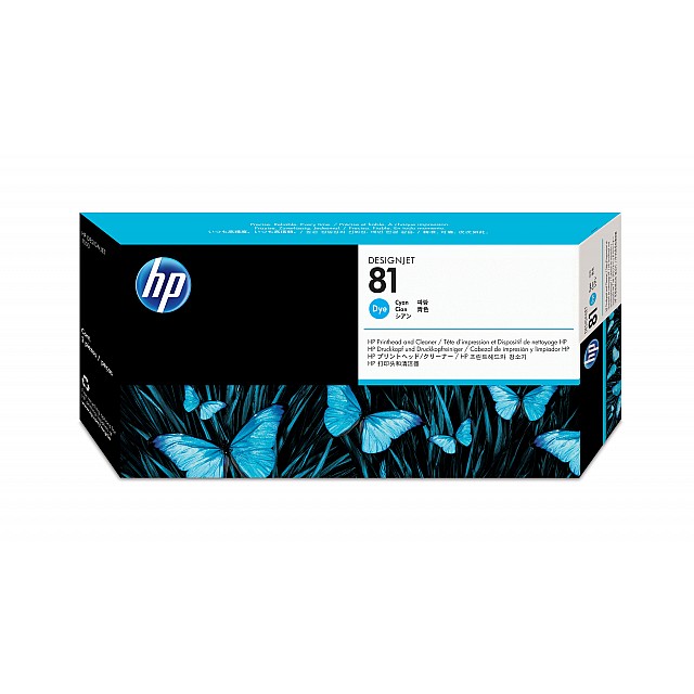 HP 81 original printhead C4951A cyan standard capacity 1-pac