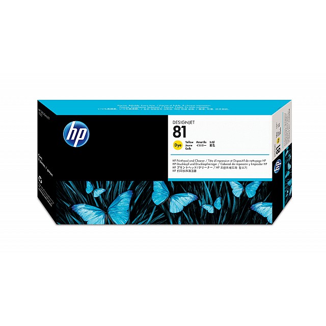 HP 81 original printhead C4953A yellow standard capacity 1-p