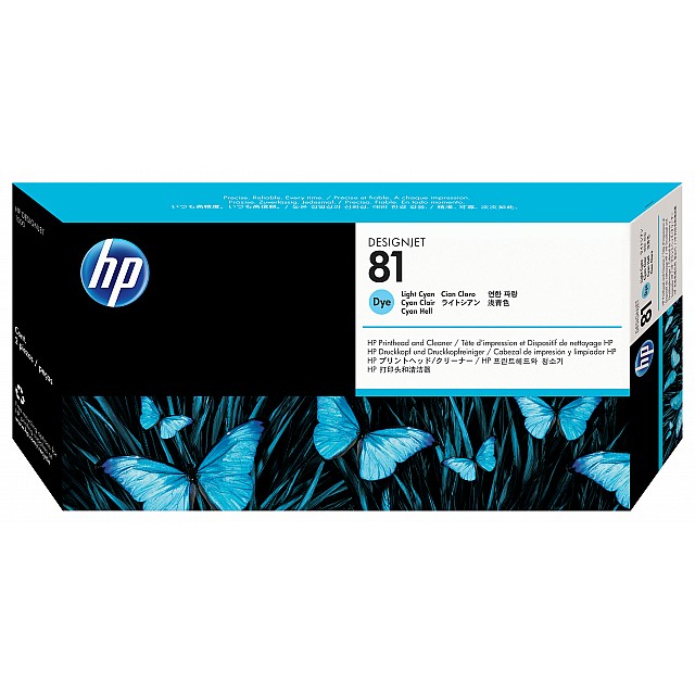 HP 81 original printhead C4954A light cyan standard capacity