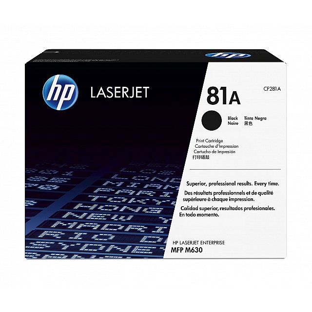 HP 81A original Toner cartridge CF281A black standard capaci
