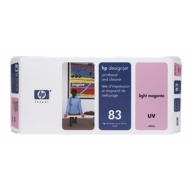 HP 83 originele printkop incl. reiniger licht magenta standa