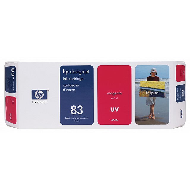 HP 83 originele UV inktcartridge magenta standard capacity 6