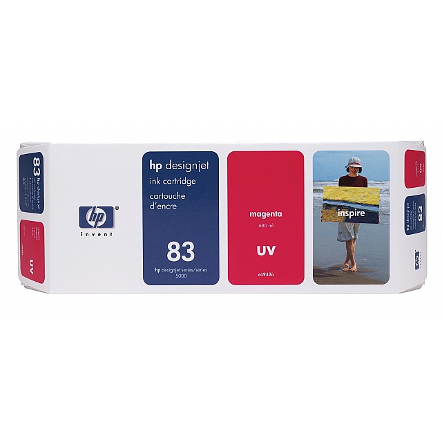 HP 83 originele UV inktcartridge magenta standard capacity 6