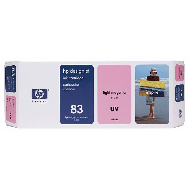 HP 83 originele UV inktcartridge licht magenta standard capa