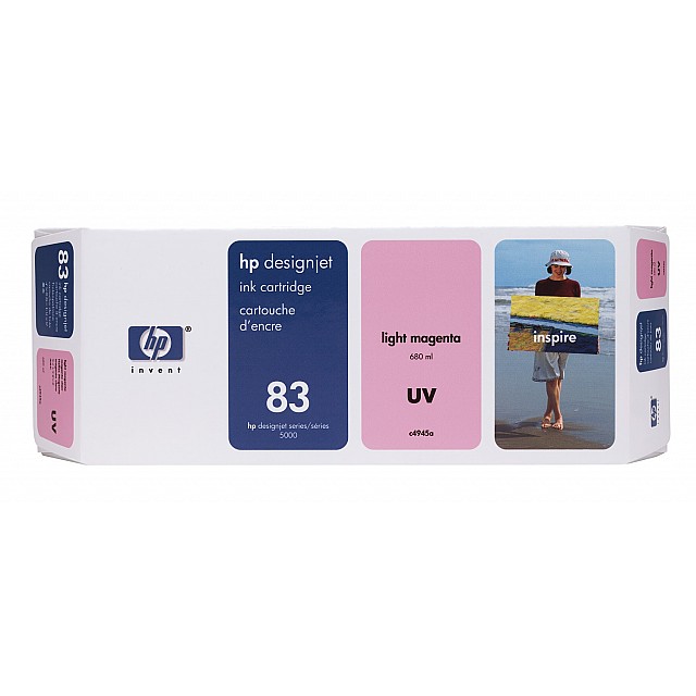 HP 83 originele UV inktcartridge licht magenta standard capa