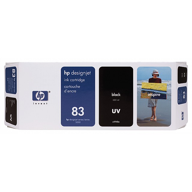 HP 83 originele UV inktcartridge zwart standard capacity 680