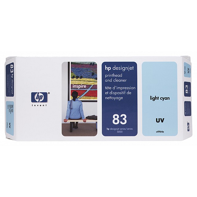 HP 83 originele printkop incl. reiniger licht cyaan standard