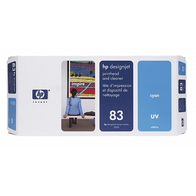 HP 83 originele printkop incl. reiniger cyaan standard capac