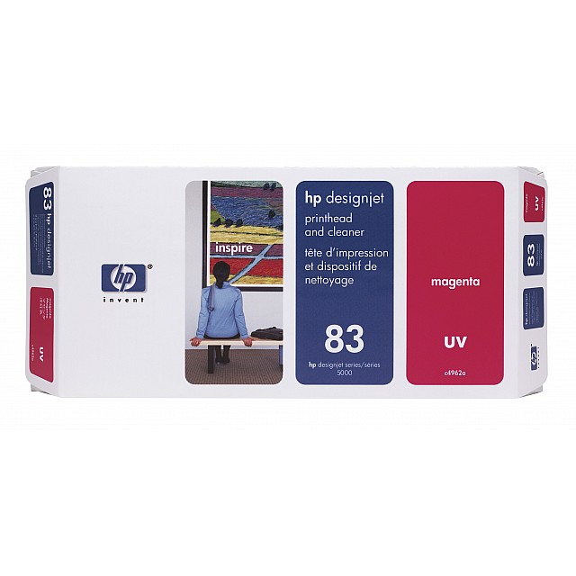 HP 83 originele printkop incl. reiniger magenta standard cap