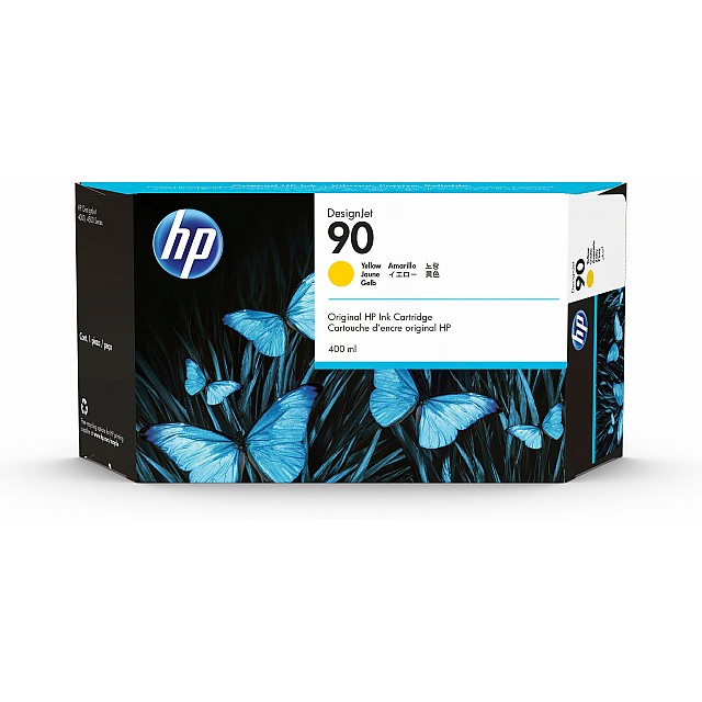 HP 90 original Ink cartridge C5065A yellow standard capacity
