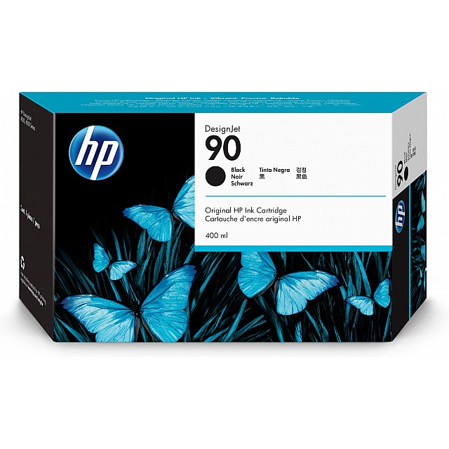 HP 90 original Ink cartridge C5058A black standard capacity