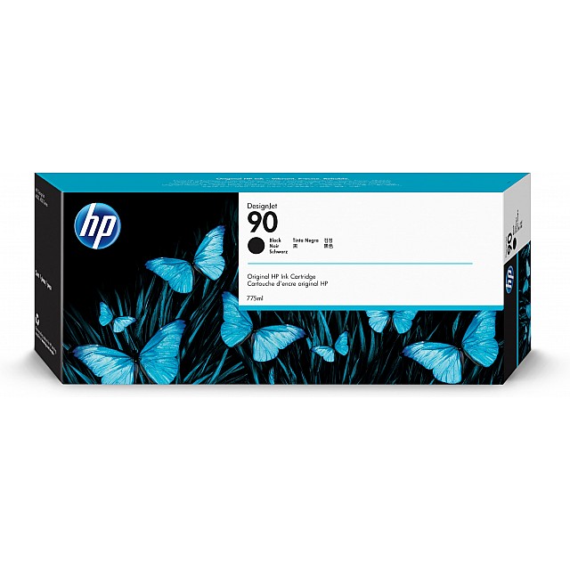 HP 90 original Ink cartridge C5059A black standard capacity