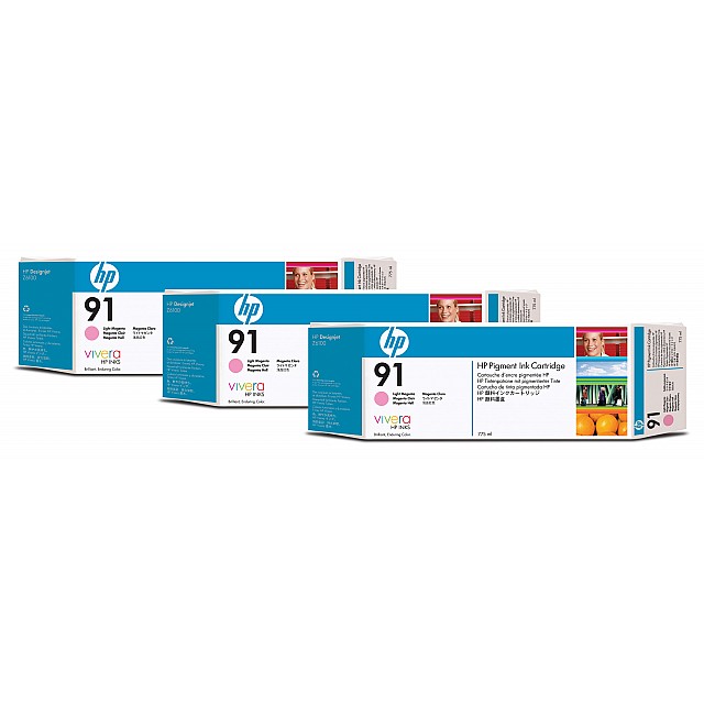 HP 91 originele ink cartridge licht magenta standard capacit