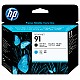 HP 91 original printhead C9460A matte black and cyan standar
