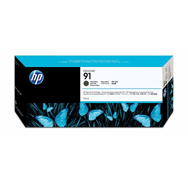 HP 91 original Ink cartridge C9464A matte black standard cap