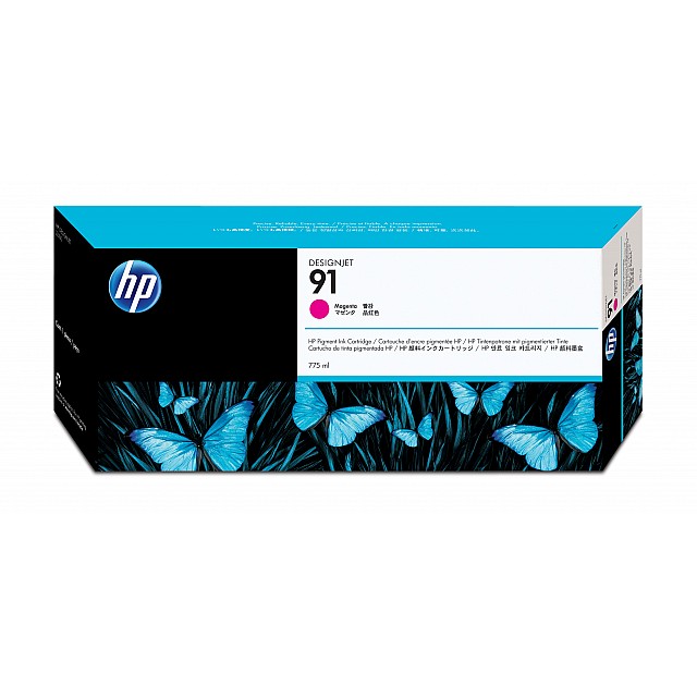 HP 91 original Ink cartridge C9468A magenta standard capacit