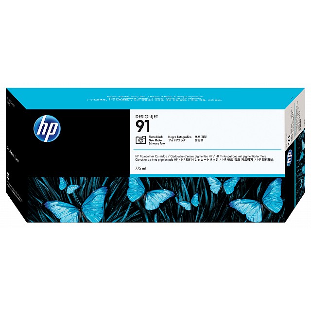 HP 91 original Ink cartridge C9465A photo black standard cap