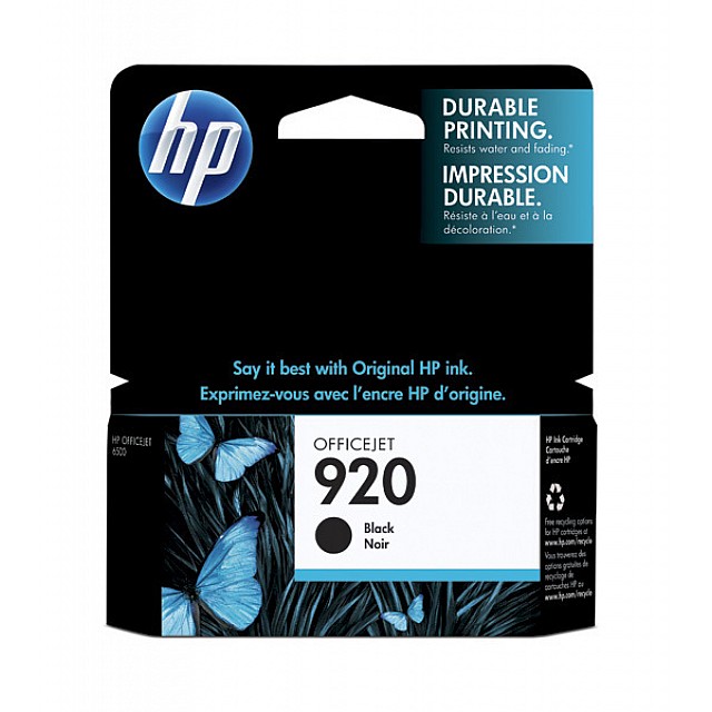 HP 920 originele ink cartridge zwart standard capacity 420 p