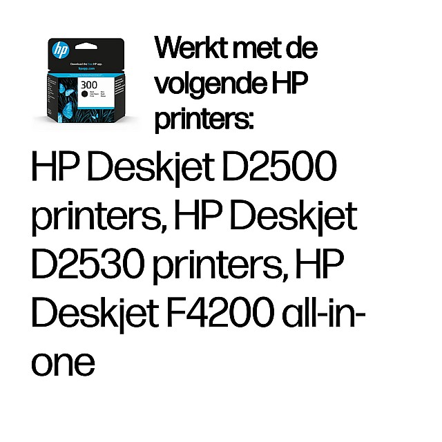 HP 300 original Ink cartridge CC640EE UUS black standard cap