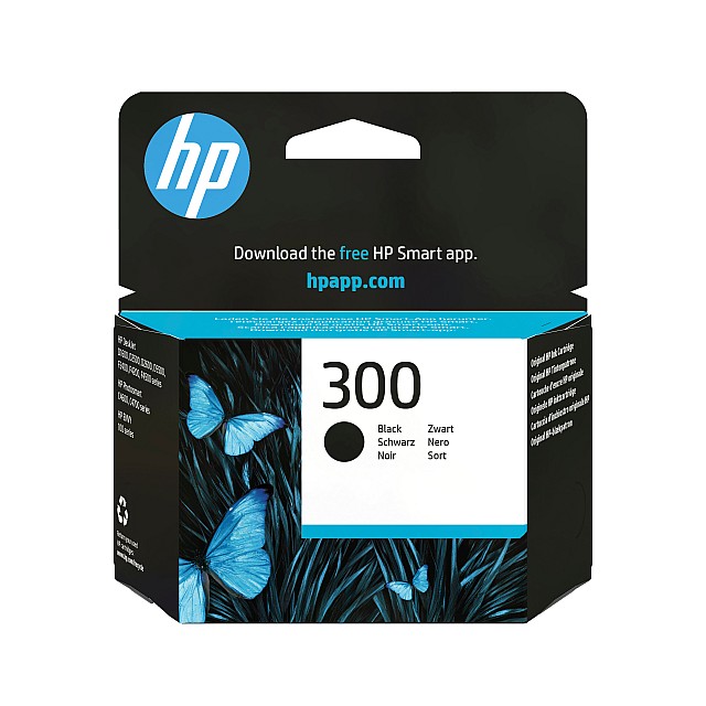 HP 300 original Ink cartridge CC640EE UUS black standard cap