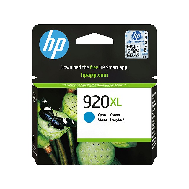HP 920XL original Ink cartridge CD972AE BGX cyan high capaci