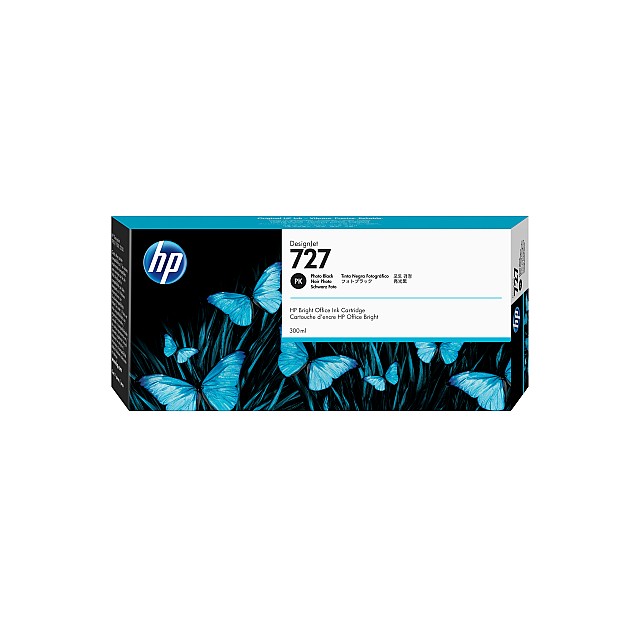 HP 727 original 300-ml Ink cartridge F9J79A Photo Black