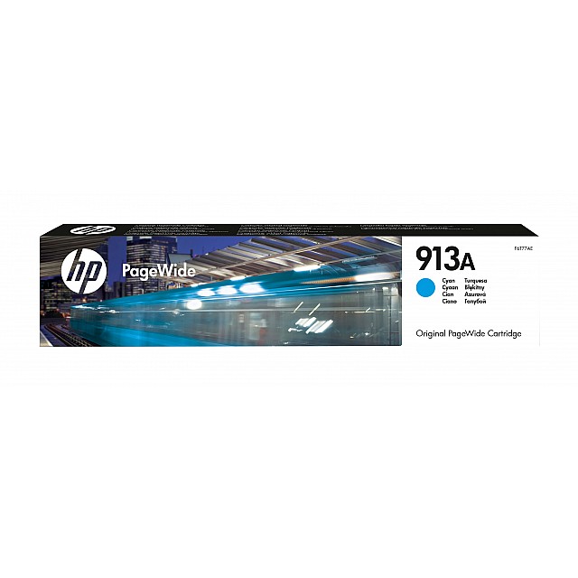 HP 913A original cyan PageWide cartridge F6T77AE
