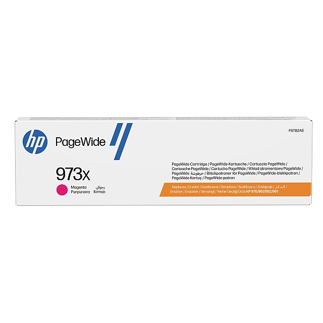 HP 973X original high yield magenta PageWide cartridge F6T82
