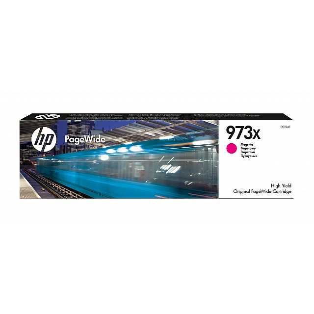 HP 973X original high yield magenta PageWide cartridge F6T82