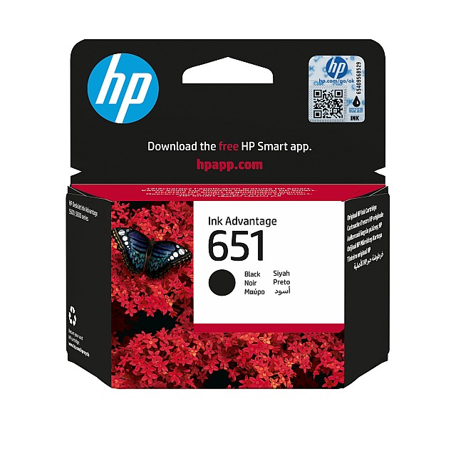 HP 651 original Ink cartridge Black C2P10AE BHK