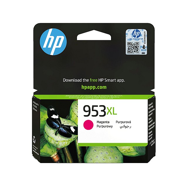 HP 953XL original Ink cartridge F6U17AE BGX Magenta 1.600 Pa HP 953XL original Ink cartridge F6U17AE BGX Magenta 1.600 Pa