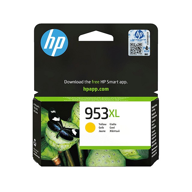 HP 953XL original Ink cartridge F6U18AE BGX Yellow 1.600 Pag HP 953XL original Ink cartridge F6U18AE BGX Yellow 1.600 Pag