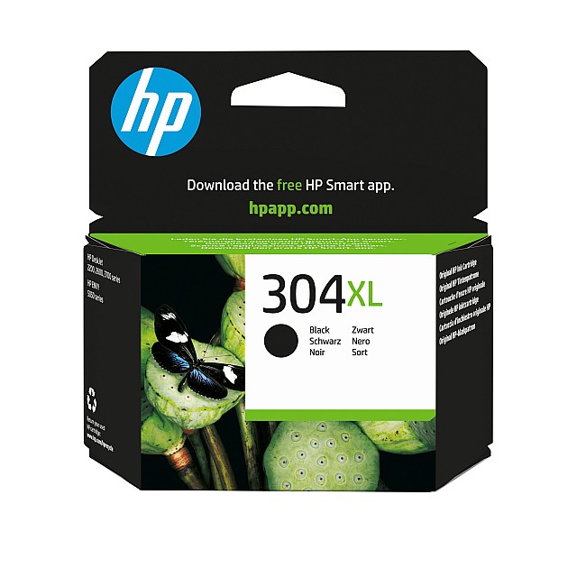HP 304XL original Black Ink cartridge N9K08AE UUS