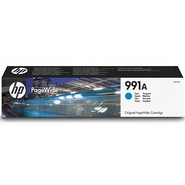 HP PageWide 991A Original Inkt Cartridge Cyaan
