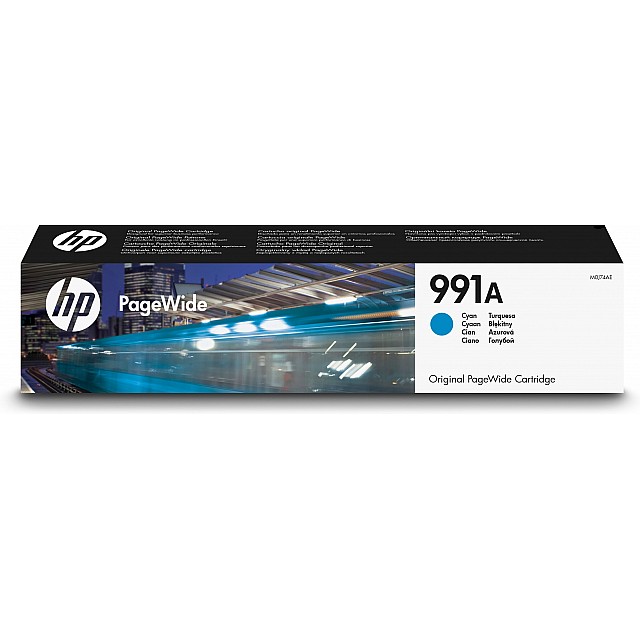 HP PageWide 991A Original Inkt Cartridge Cyaan