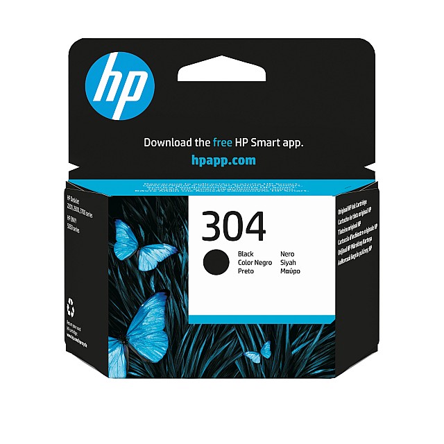 HP 304 Inkt Cartridge Zwart Standard Capaciteit 120 pages 1-